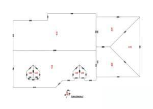 Charpente sur construction neuve dans le Morbihan (56) Charpente sur construction neuve dans le Morbihan (56)